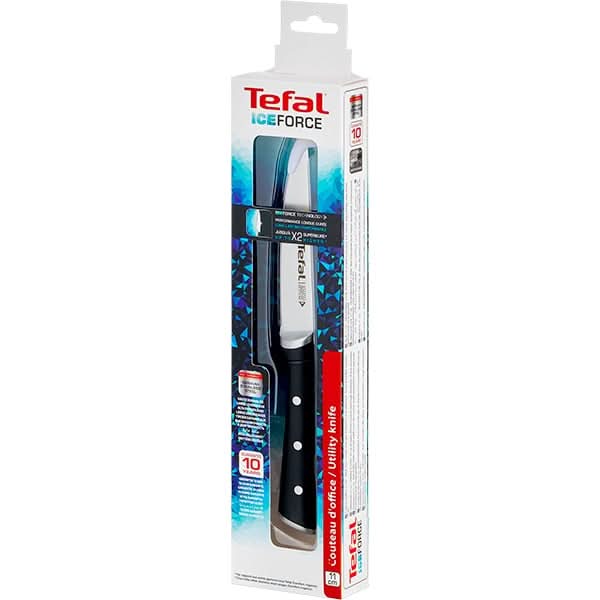 Cutit utilitar TEFAL Ingenio Ice Force K2320914, 11cm, inox, negru - WALTI WALTI