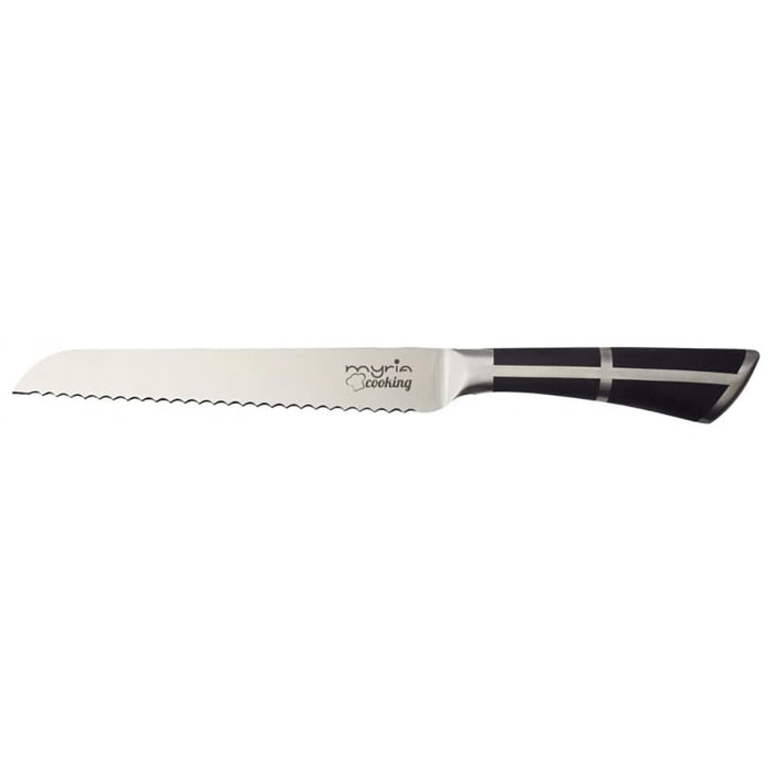 Set cutite MYRIA MC4024, 9 piese, otel, 7.6 - 20.3cm, negru WALTI