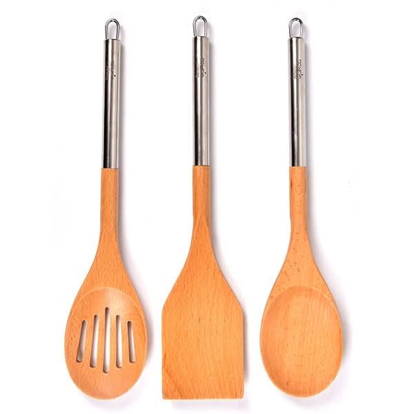 Set ustensile bucatarie MYRIA MY4461, 3 piese, lemn, maro WALTI