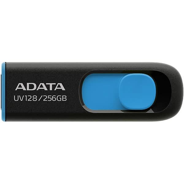 Memorie USB ADATA UV128, 256GB, USB 3.2 Gen1, negru-albastru WALTI