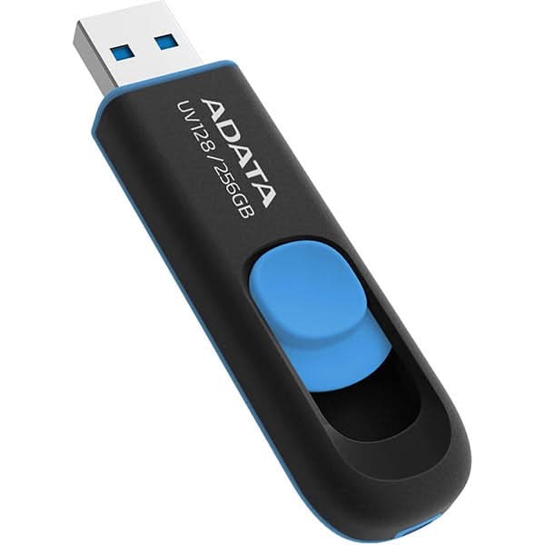 Memorie USB ADATA UV128, 256GB, USB 3.2 Gen1, negru-albastru WALTI
