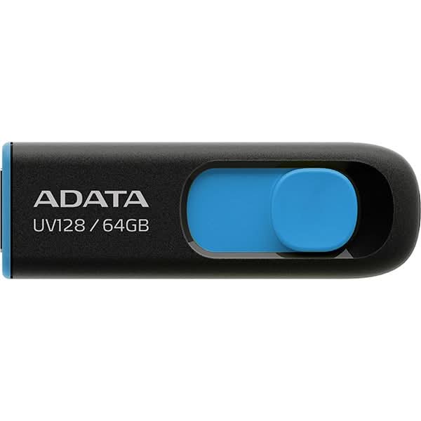 Memorie USB ADATA UV128, 64GB, USB 3.2 Gen1, negru-albastru WALTI