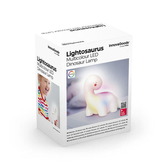 Lampă dinozaur LED multicolor Lightosaurus InnovaGoods - WALTI WALTI