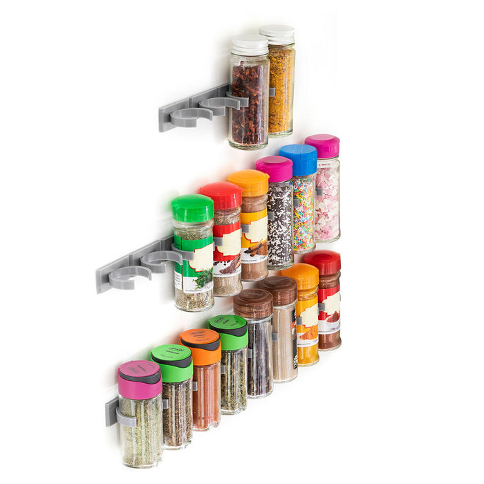 Organizator de condimente adeziv și divizibil Jarlock x20 InnovaGoods - WALTI WALTI