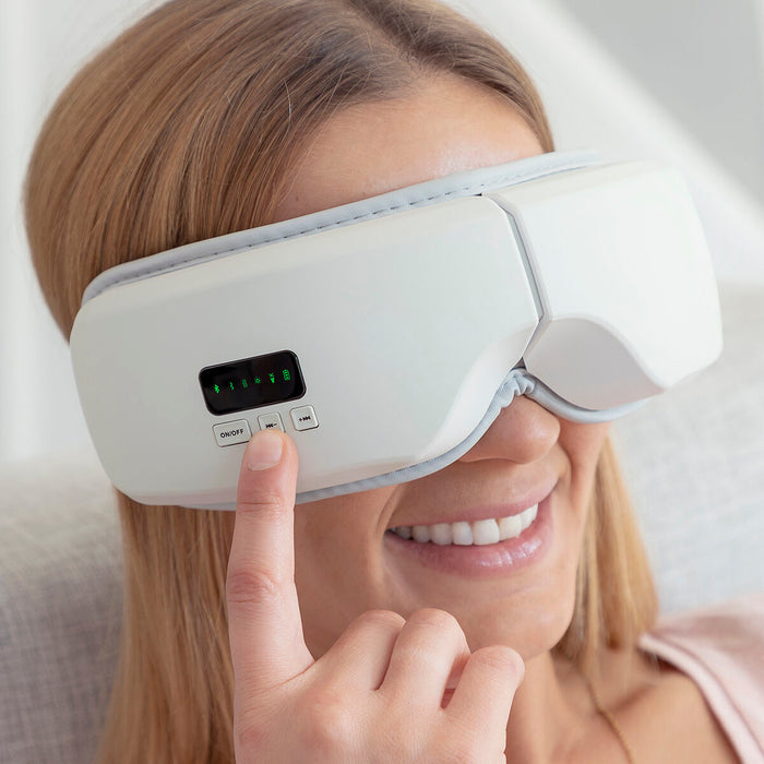 Aparat de masaj pentru ochi cu compresie de aer 4-în-1 Eyesky InnovaGoods - WALTI WALTI