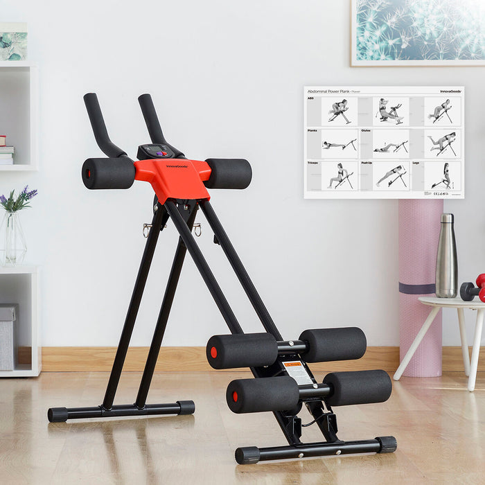 Aparat pentru abdomen pliabil cu ghid de exerciții Plawer InnovaGoods - WALTI WALTI