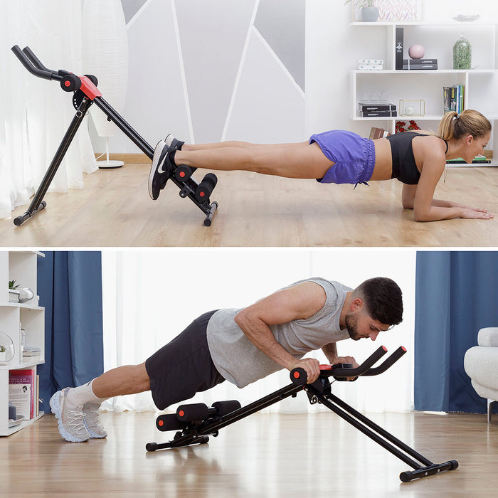 Aparat pentru abdomen pliabil cu ghid de exerciții Plawer InnovaGoods - WALTI WALTI