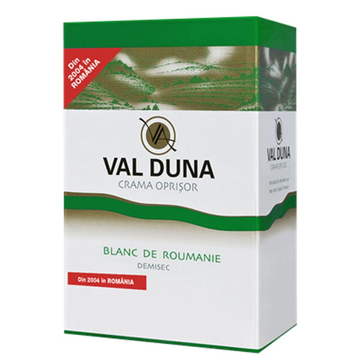 VAL DUNA Crama Oprisor Blanc De Roumanie Vin Alb Demisec 5 L - WALTI WALTI