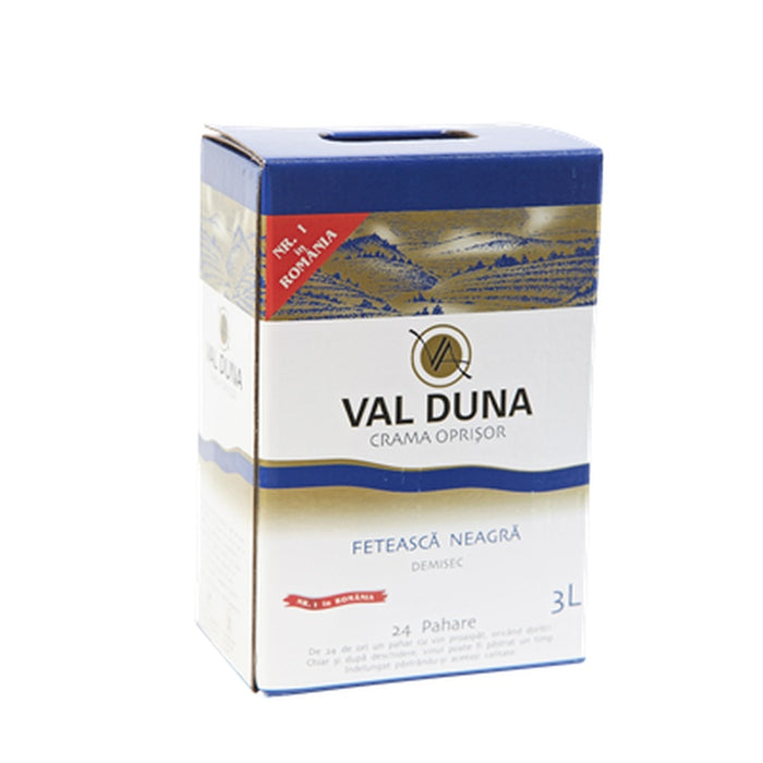 VAL DUNA Crama Oprisor Feteasca Neagra Vin Rosu Sec 3 L - WALTI WALTI