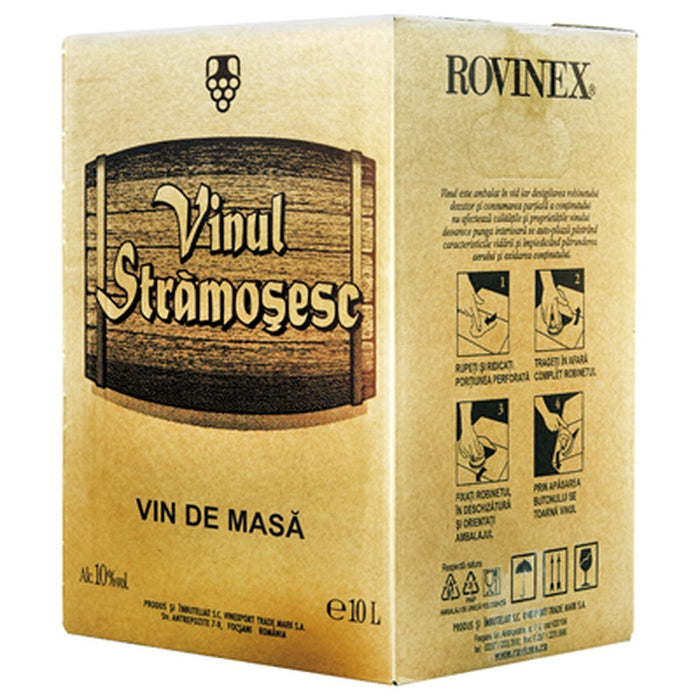 VINUL STRAMOSESC Vin Alb Demisec Bax in box 10 L - WALTI WALTI