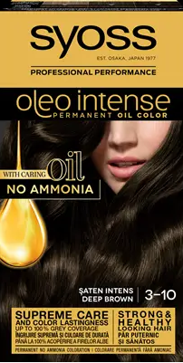 syoss Oleo Intense Vopsea de Par Nuanta 3-10 Saten Inchis 115 ml - WALTI WALTI