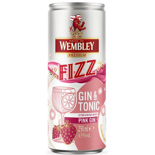 WEMBLEY Fizz Gin Tonic Pink 4,9% SGR 6 x 0,250 l - WALTI WALTI