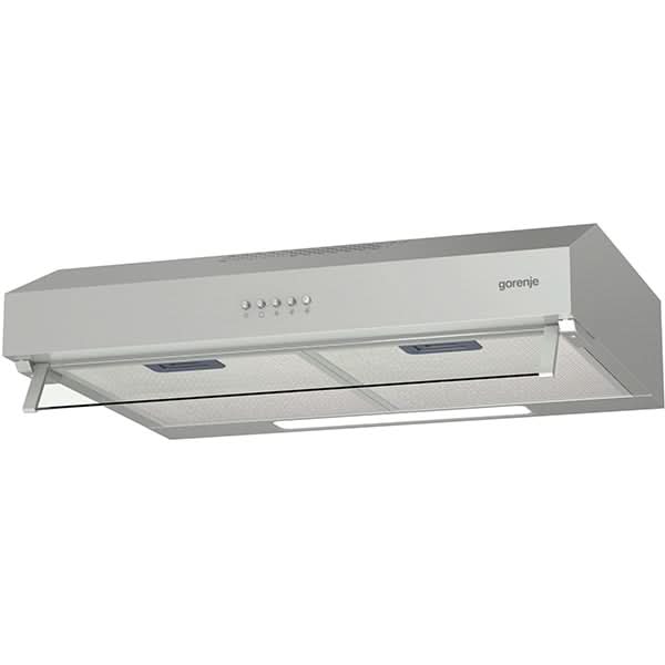 Hota traditionala GORENJE WHU629EX/M, 1 motor, 249m3/h, L 60 cm, inox WALTI