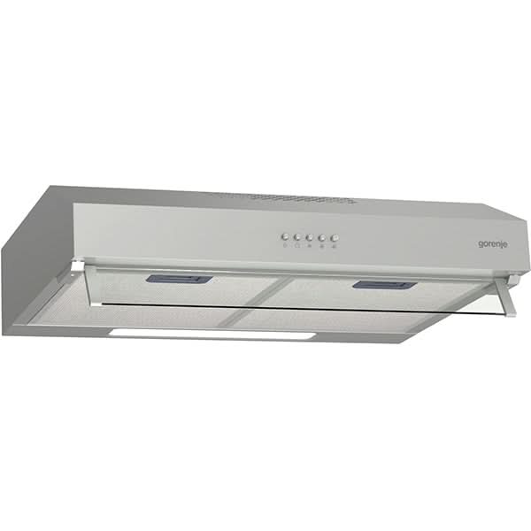 Hota traditionala GORENJE WHU629EX/M, 1 motor, 249m3/h, L 60 cm, inox WALTI