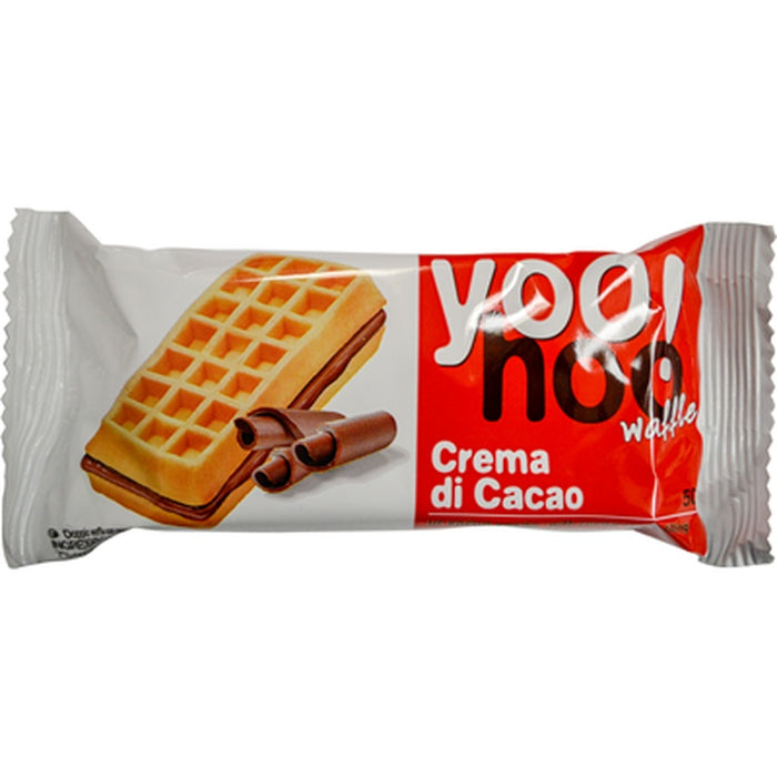 YOHOO Vafa Sandwich cu Crema de Cacao 50 g - WALTI WALTI