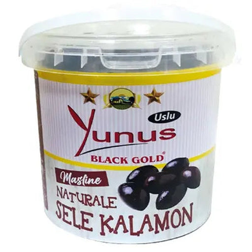 YUNUS Masline Negre Calibru 280-320 700 g - WALTI WALTI