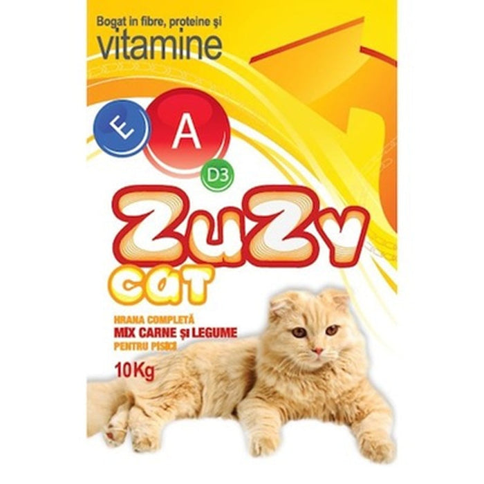 ZUZY Hrana Uscata pentru Pisici cu Mix de Carne si Legume 10 Kg WALTI