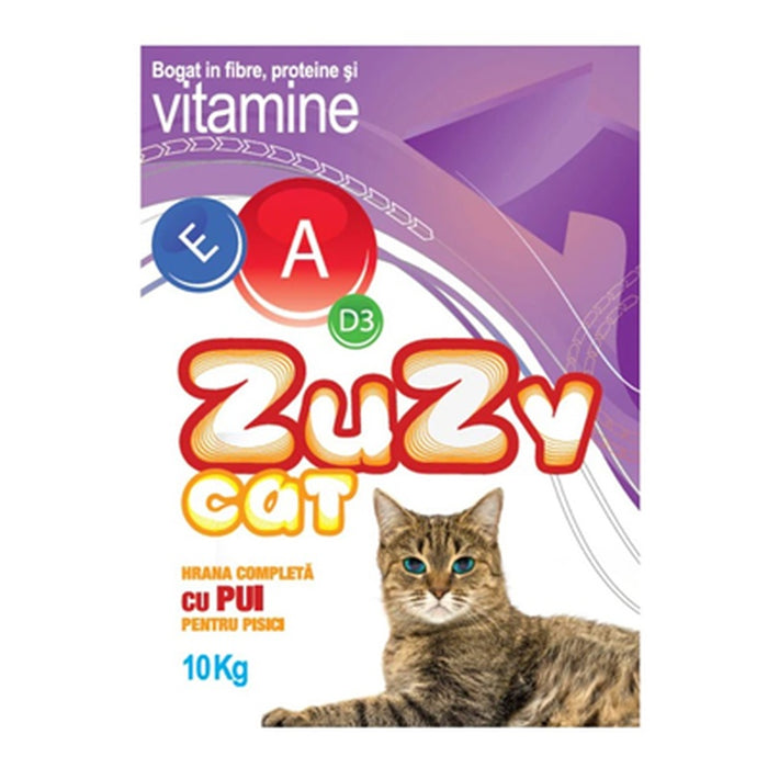 ZUZY Hrana Uscata pentru Pisici cu Pui 10 Kg - WALTI WALTI