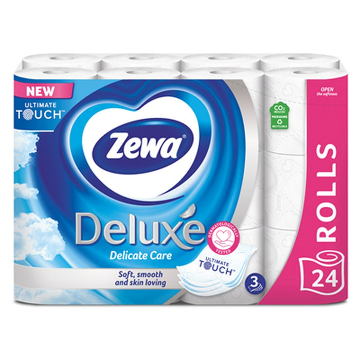 Zewa Deluxe Delicate Care Hartie Igienica 3 Straturi 24 bucati - WALTI WALTI
