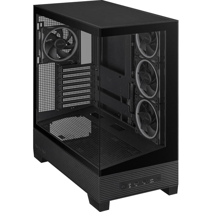 Sistem Desktop PC MYRIA Style V105 Powered by ASUS, AMD Ryzen 5 9600X pana la 5.4GHz, 32GB, SSD 1TB, NVIDIA GeForce RTX 5060 Ti 16GB, Ubuntu WALTI