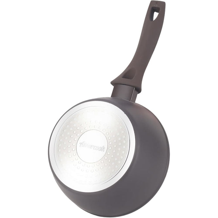 Cratita cu capac pentru sos AMERCOOK Avocado AC0108404.18, 1.5l, 18 cm, aluminiu forjat, negru-verde WALTI