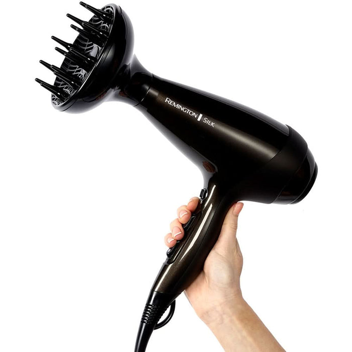 Uscator de par REMINGTON AC Silk AC9095, 2400W, negru WALTI