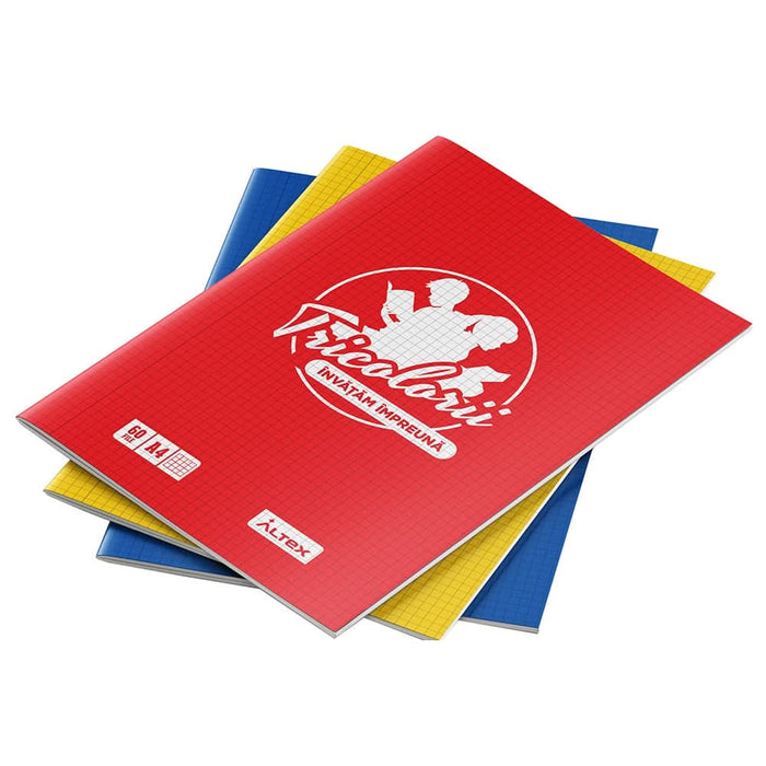 Caiet pentru scoala ECHIPA NATIONALA DE FOTBAL A ROMANIEI, matematica, A4, 60 file, legatura capsata, multicolor WALTI