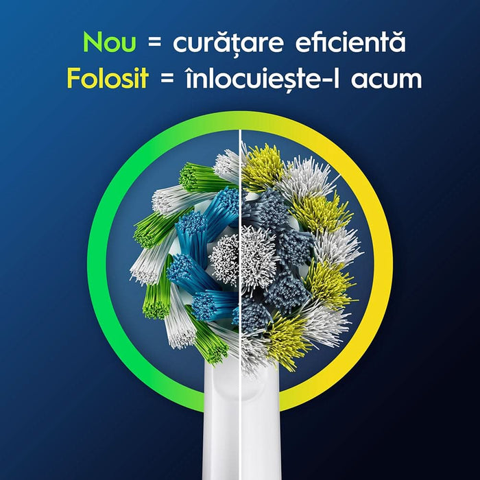 Rezerve periuta de dinti electrica ORAL-B Pro Cross Action Negru, 2buc WALTI