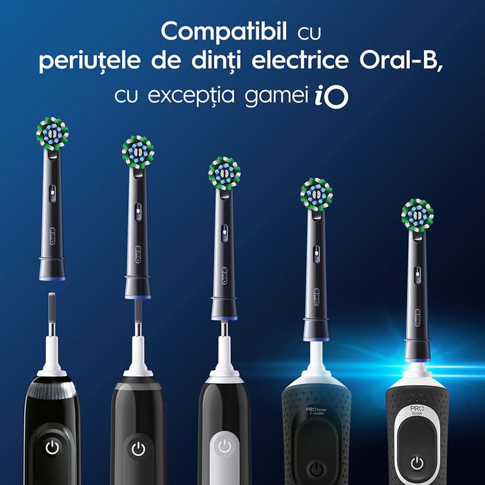 Rezerve periuta de dinti electrica ORAL-B Pro Cross Action Negru, 2buc WALTI