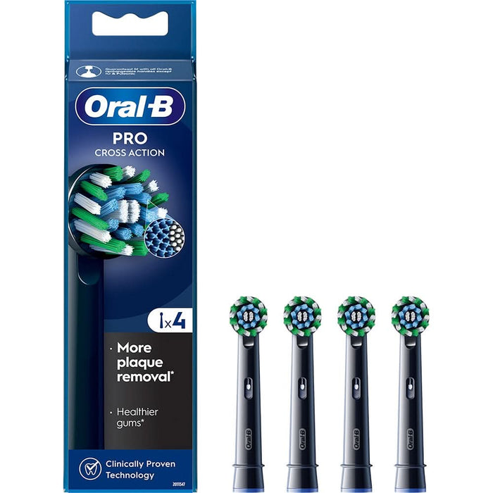 Rezerve periuta de dinti electrica ORAL-B Pro Cross Action Negru, 4buc WALTI