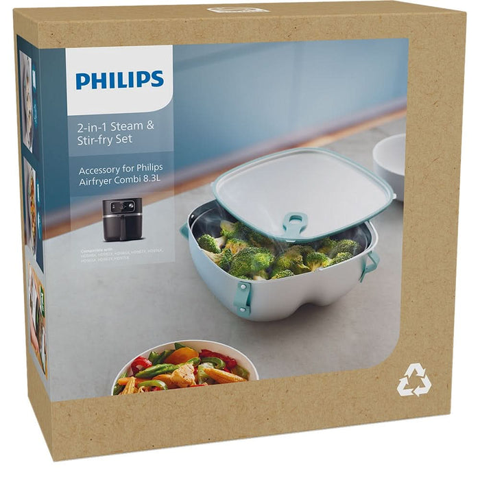 Set de accesorii friteuza PHILIPS HD9960/00, argintiu-negru WALTI