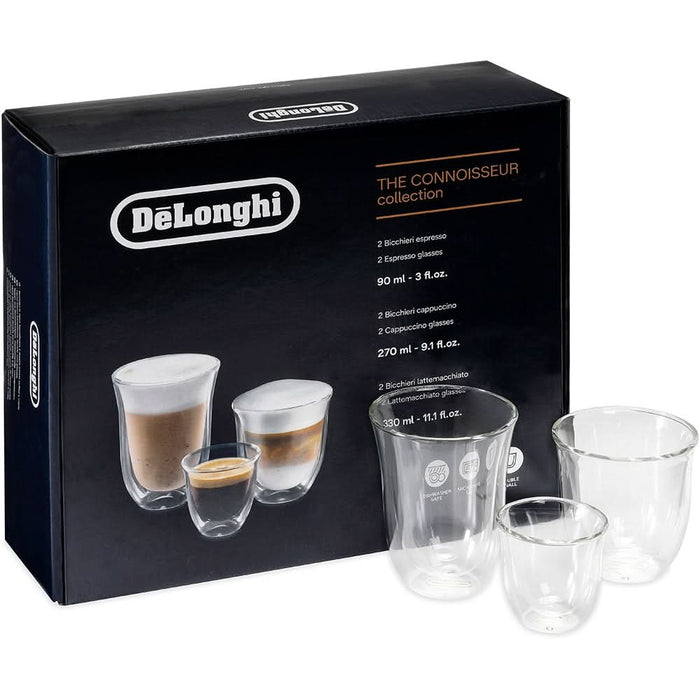 Set pahare cafea DELONGHI MIX, 6 piese, 90-330 ml, sticla WALTI