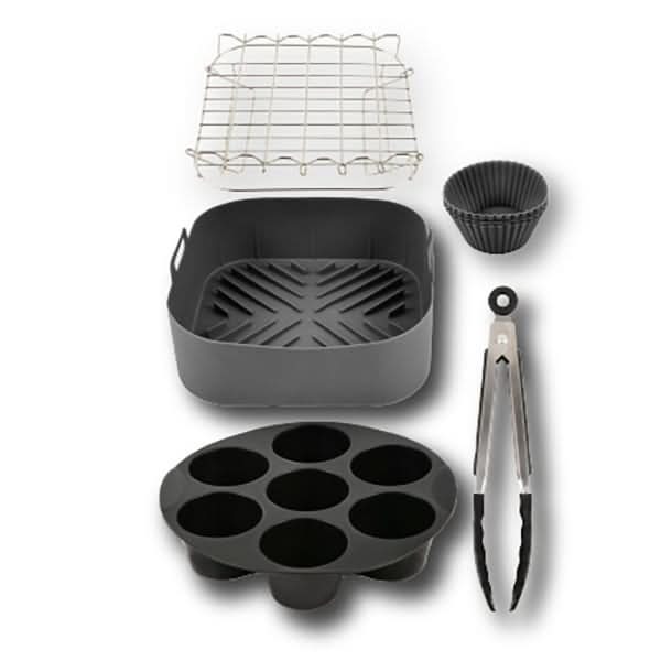 Set de accesorii friteuza MYRIA MY4708, negru-argintiu WALTI
