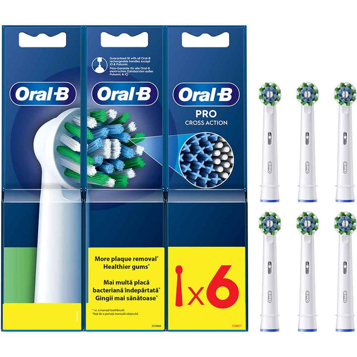 Rezerve periuta de dinti electrica ORAL-B Pro Cross Action, 6buc WALTI