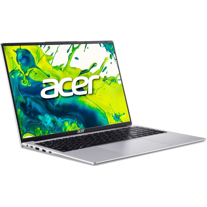 Laptop ACER Swift Lite 16 SFL16-31P-33G9, Intel Core 3 N355 pana la 3.9GHz, 16" WUXGA, 8GB, SSD 512GB, Intel Graphics, Free Dos, Light Silver WALTI