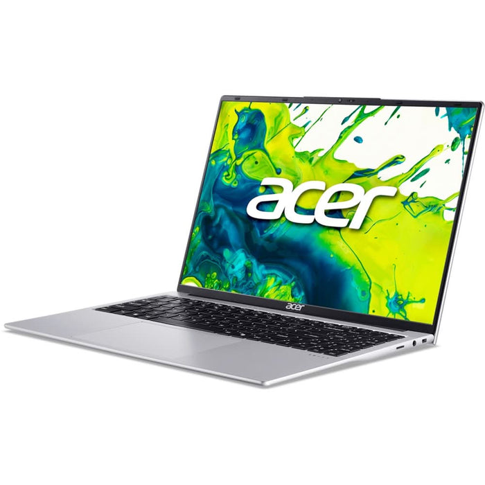Laptop ACER Swift Lite 16 SFL16-31P-33G9, Intel Core 3 N355 pana la 3.9GHz, 16" WUXGA, 8GB, SSD 512GB, Intel Graphics, Free Dos, Light Silver WALTI