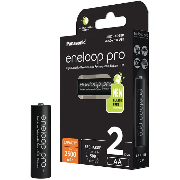 Acumulatori Ni-MH ENELOOP Pro BK-3HCDE/2BE LR6/AA, 1.2V, 2 bucati WALTI