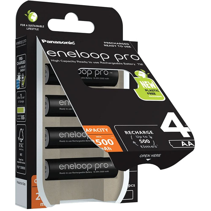 Acumulatori Ni-MH ENELOOP Pro BK-3HCDE/4BE LR6/AA, 1.2V, 4 bucati WALTI