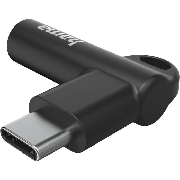 Adaptor audio HAMA 201701, USB-C - Jack 3.5mm, negru WALTI