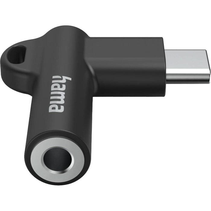 Adaptor audio HAMA 201701, USB-C - Jack 3.5mm, negru WALTI
