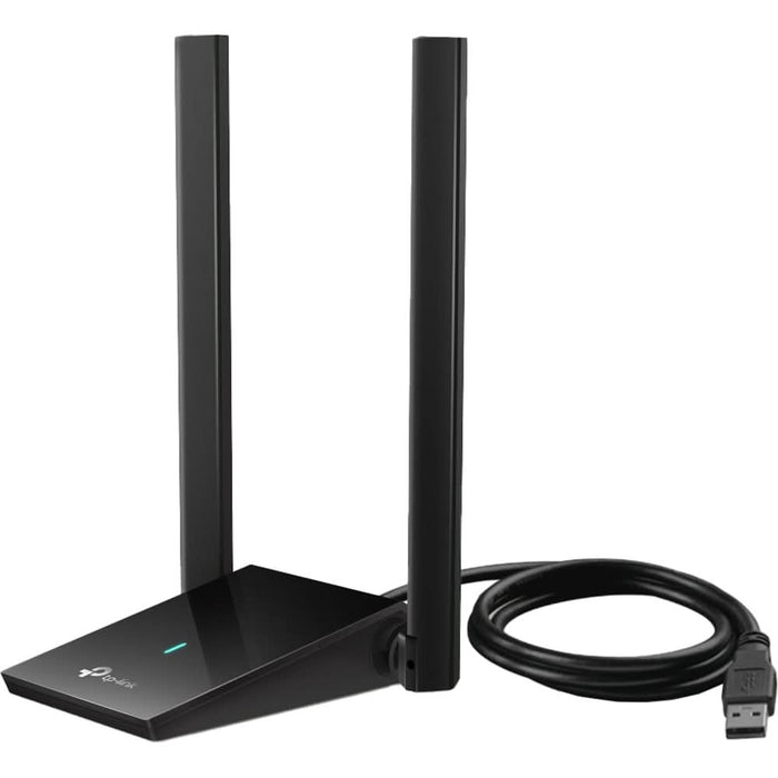 Adaptor USB Wireless TP-LINK Archer TX20U Plus AX1800, Wi-Fi 6, Dual-Band 574 + 1201 Mbps, negru WALTI