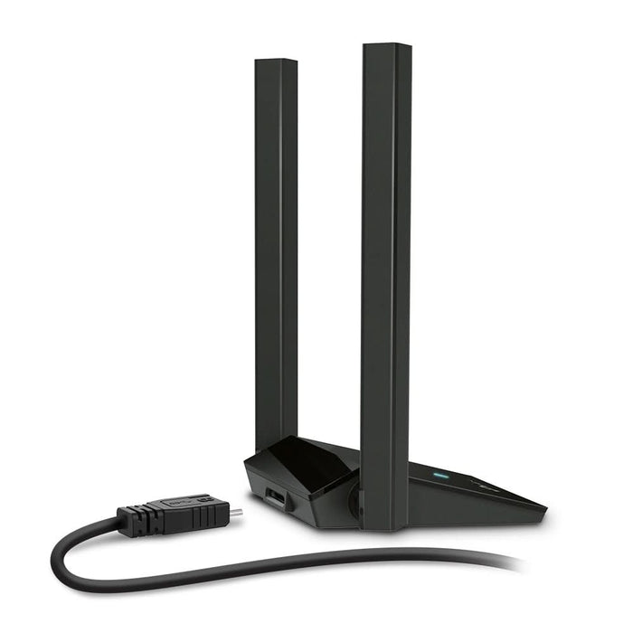 Adaptor USB Wireless TP-LINK Archer TX20U Plus AX1800, Wi-Fi 6, Dual-Band 574 + 1201 Mbps, negru WALTI