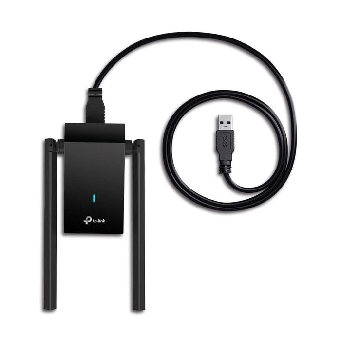 Adaptor USB Wireless TP-LINK Archer TX20U Plus AX1800, Wi-Fi 6, Dual-Band 574 + 1201 Mbps, negru WALTI