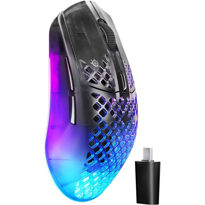 Mouse Gaming Wireless STEELSERIES Aerox 3 Gen 2, 26000 dpi, Shadow WALTI