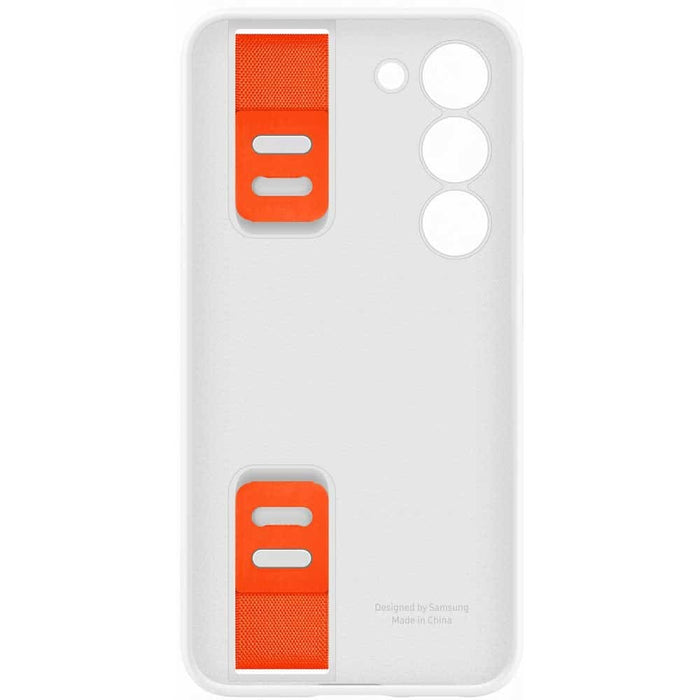 Husa telefon SAMSUNG Silicone Grip Case pentru Galaxy S23, EF-GS911TWEGWW, White WALTI