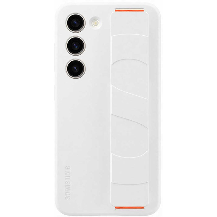 Husa telefon SAMSUNG Silicone Grip Case pentru Galaxy S23, EF-GS911TWEGWW, White WALTI