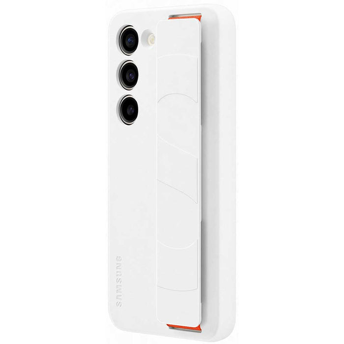 Husa telefon SAMSUNG Silicone Grip Case pentru Galaxy S23, EF-GS911TWEGWW, White WALTI
