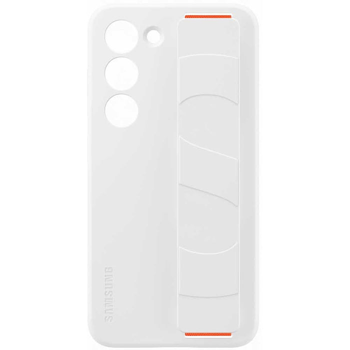 Husa telefon SAMSUNG Silicone Grip Case pentru Galaxy S23, EF-GS911TWEGWW, White WALTI