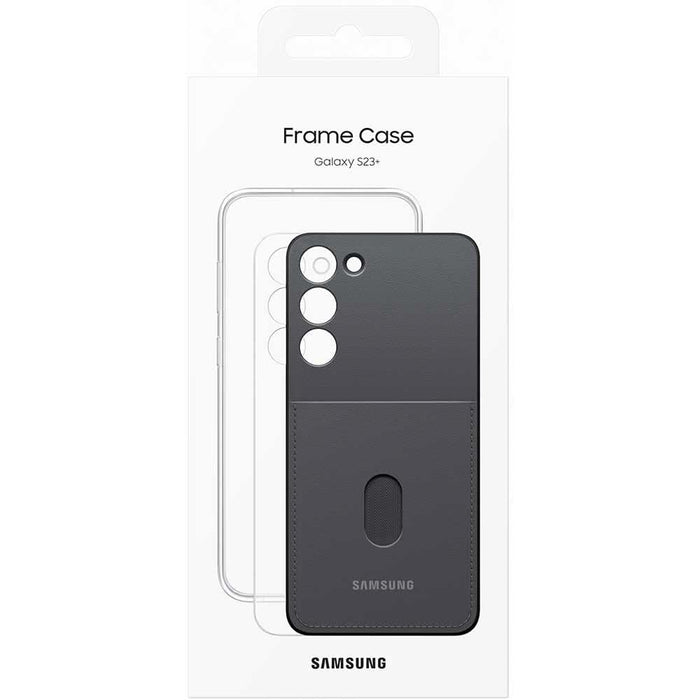 Husa telefon SAMSUNG Frame Case pentru Galaxy S23 Plus, EF-MS916CBEGWW, Black WALTI