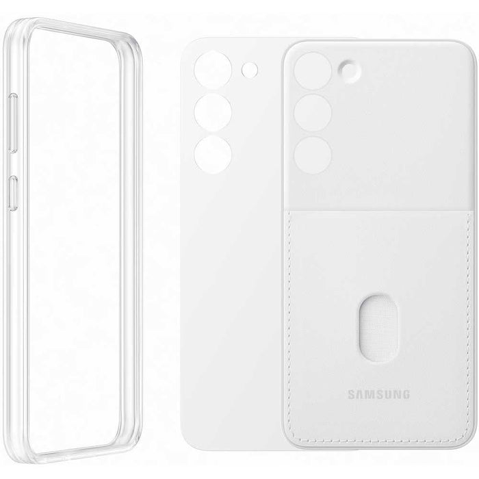 Husa telefon SAMSUNG Frame Case pentru Galaxy S23 Plus, EF-MS916CWEGWW, White WALTI